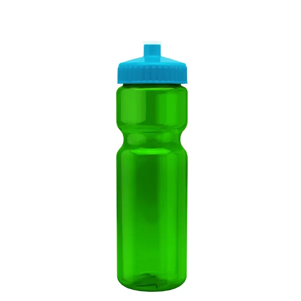 Transparent sports bottle, 28 oz., heavy wall design for multiple use.... from ASI 40480 Koozie Group