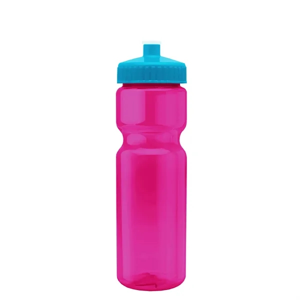 Transparent sports bottle, 28 oz., heavy wall design for multiple use.... from ASI 40480 Koozie Group