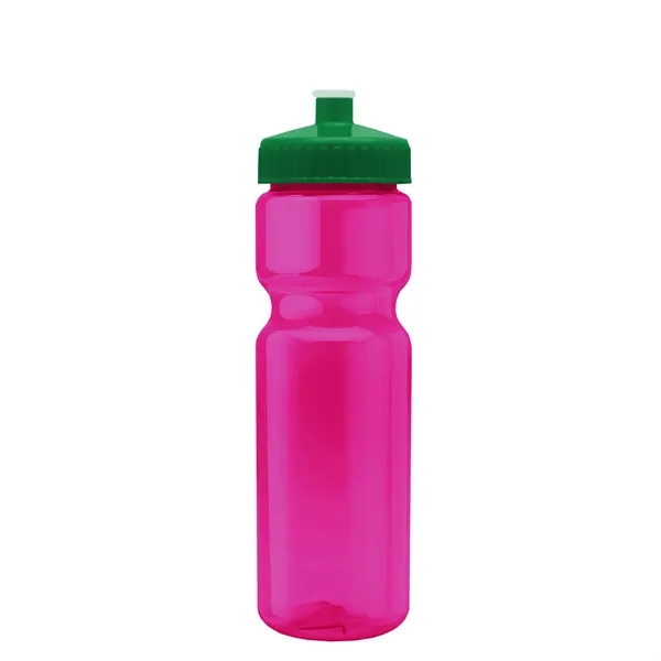 Transparent sports bottle, 28 oz., heavy wall design for multiple use.... from ASI 40480 Koozie Group