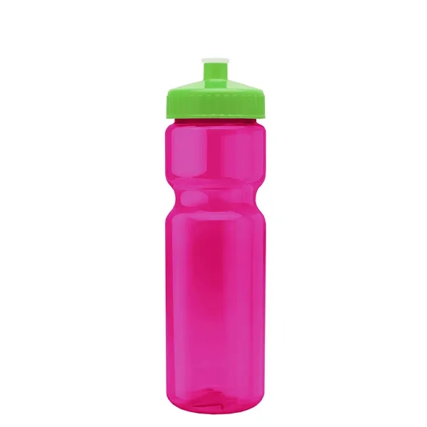 Transparent sports bottle, 28 oz., heavy wall design for multiple use.... from ASI 40480 Koozie Group