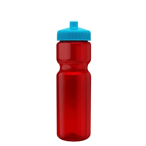 Transparent sports bottle, 28 oz., heavy wall design for multiple use.... from ASI 40480 Koozie Group