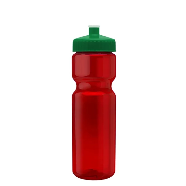 Transparent sports bottle, 28 oz., heavy wall design for multiple use.... from ASI 40480 Koozie Group