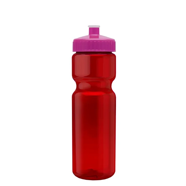 Transparent sports bottle, 28 oz., heavy wall design for multiple use.... from ASI 40480 Koozie Group