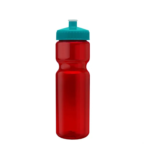 Transparent sports bottle, 28 oz., heavy wall design for multiple use.... from ASI 40480 Koozie Group