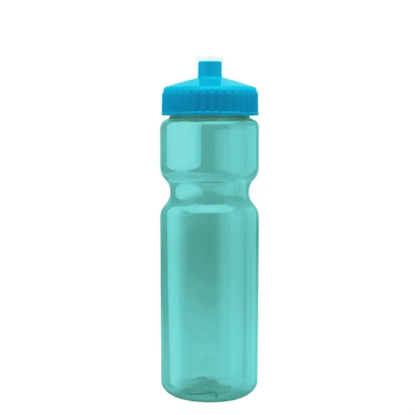 Transparent sports bottle, 28 oz., heavy wall design for multiple use.... from ASI 40480 Koozie Group