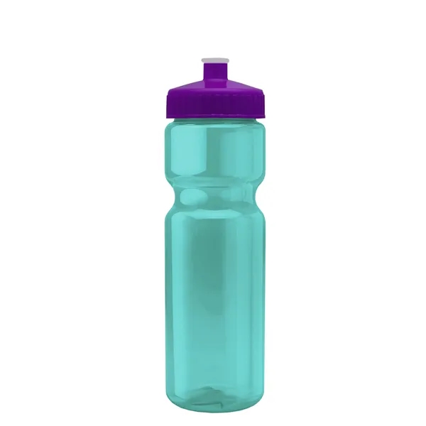 Transparent sports bottle, 28 oz., heavy wall design for multiple use.... from ASI 40480 Koozie Group