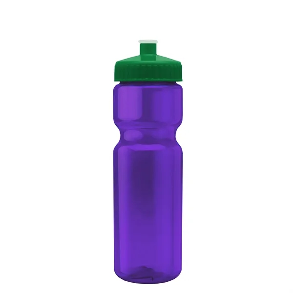 Transparent sports bottle, 28 oz., heavy wall design for multiple use.... from ASI 40480 Koozie Group