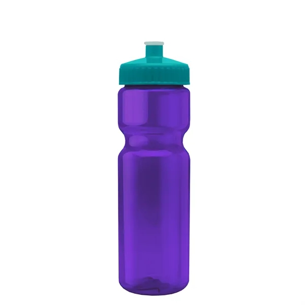 Transparent sports bottle, 28 oz., heavy wall design for multiple use.... from ASI 40480 Koozie Group