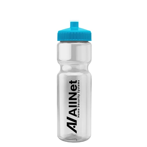 Transparent sports bottle, 28 oz., heavy wall design for multiple use.... from ASI 40480 Koozie Group