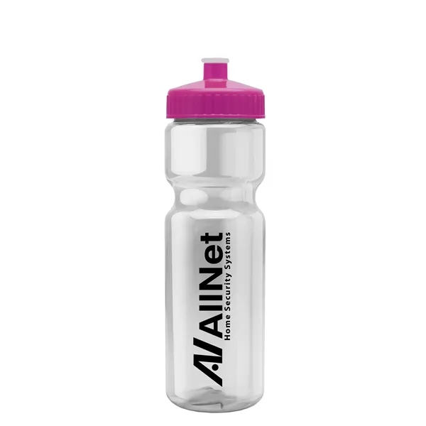 Transparent sports bottle, 28 oz., heavy wall design for multiple use.... from ASI 40480 Koozie Group