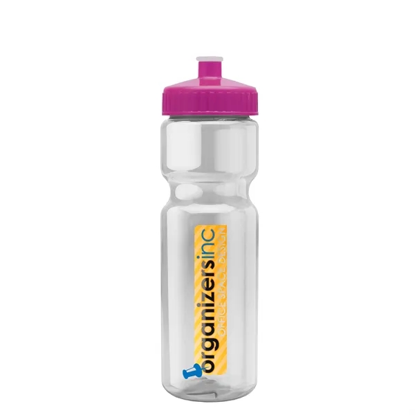 Transparent sports bottle, 28 oz., heavy wall design for multiple use.... from ASI 40480 Koozie Group