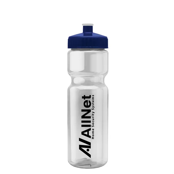 Transparent sports bottle, 28 oz., heavy wall design for multiple use.... from ASI 40480 Koozie Group
