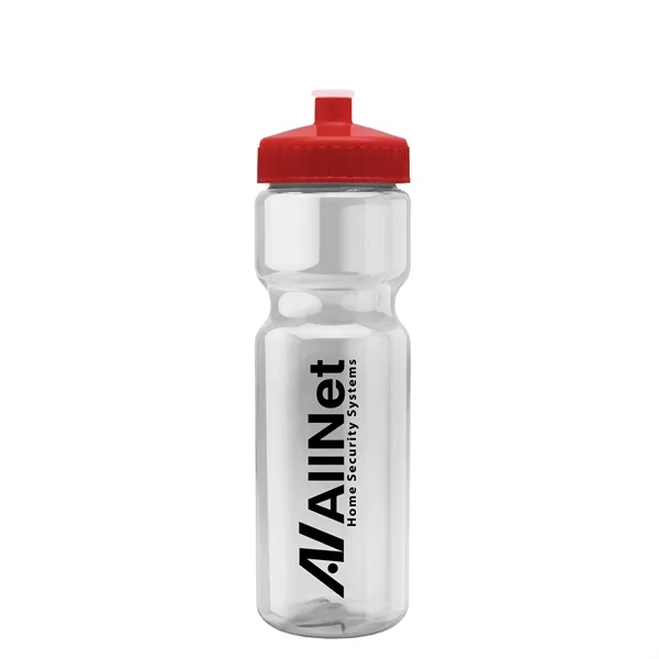 Transparent sports bottle, 28 oz., heavy wall design for multiple use.... from ASI 40480 Koozie Group