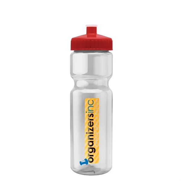 Transparent sports bottle, 28 oz., heavy wall design for multiple use.... from ASI 40480 Koozie Group