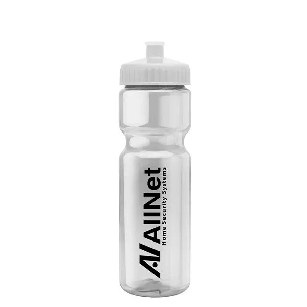 Transparent sports bottle, 28 oz., heavy wall design for multiple use.... from ASI 40480 Koozie Group