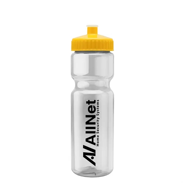 Transparent sports bottle, 28 oz., heavy wall design for multiple use.... from ASI 40480 Koozie Group