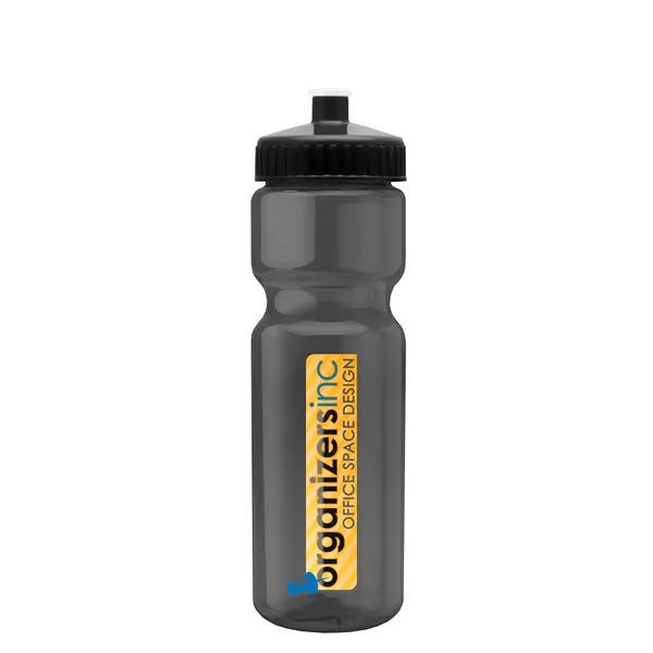 Transparent sports bottle, 28 oz., heavy wall design for multiple use.... from ASI 40480 Koozie Group