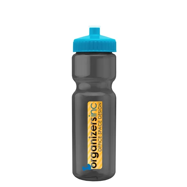 Transparent sports bottle, 28 oz., heavy wall design for multiple use.... from ASI 40480 Koozie Group