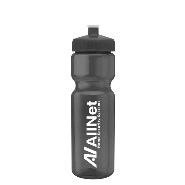 Transparent sports bottle, 28 oz., heavy wall design for multiple use.... from ASI 40480 Koozie Group