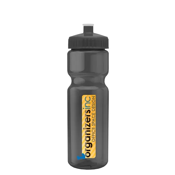 Transparent sports bottle, 28 oz., heavy wall design for multiple use.... from ASI 40480 Koozie Group