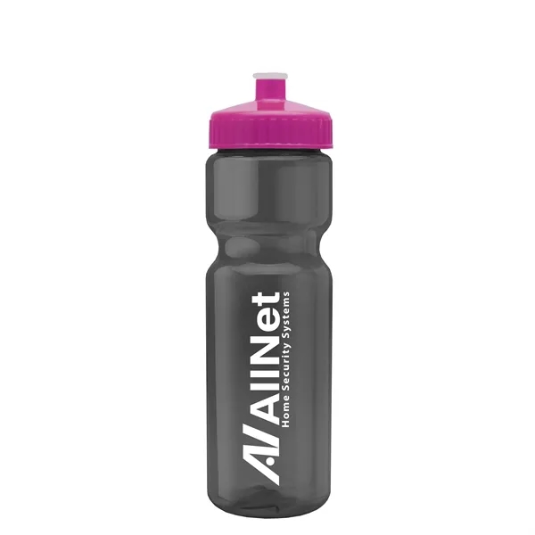 Transparent sports bottle, 28 oz., heavy wall design for multiple use.... from ASI 40480 Koozie Group