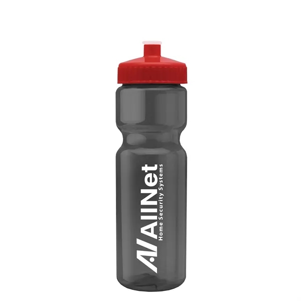 Transparent sports bottle, 28 oz., heavy wall design for multiple use.... from ASI 40480 Koozie Group