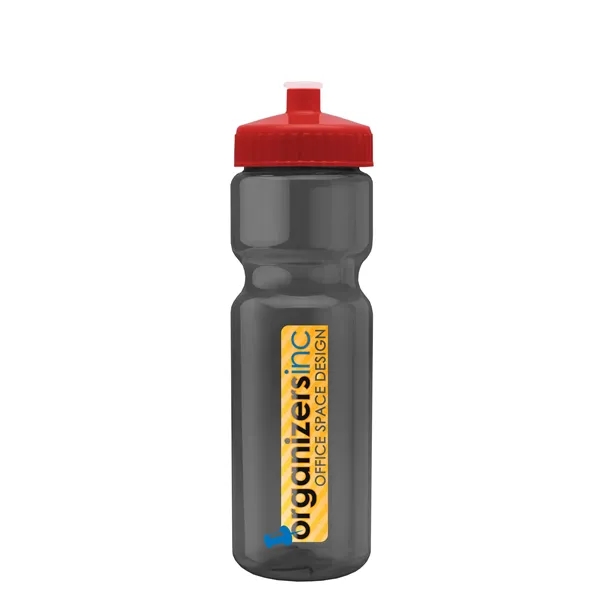 Transparent sports bottle, 28 oz., heavy wall design for multiple use.... from ASI 40480 Koozie Group