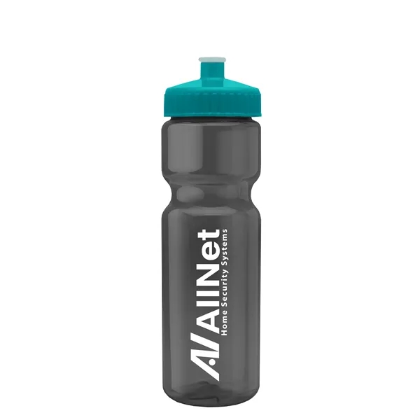 Transparent sports bottle, 28 oz., heavy wall design for multiple use.... from ASI 40480 Koozie Group