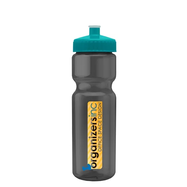 Transparent sports bottle, 28 oz., heavy wall design for multiple use.... from ASI 40480 Koozie Group