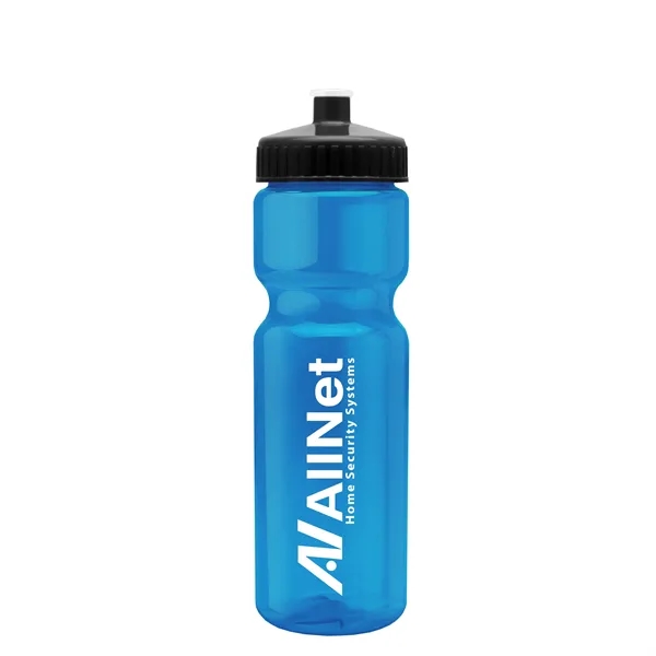 Transparent sports bottle, 28 oz., heavy wall design for multiple use.... from ASI 40480 Koozie Group