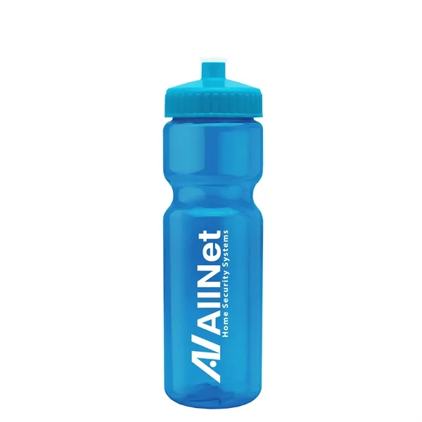 Transparent sports bottle, 28 oz., heavy wall design for multiple use.... from ASI 40480 Koozie Group