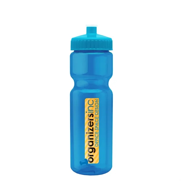 Transparent sports bottle, 28 oz., heavy wall design for multiple use.... from ASI 40480 Koozie Group