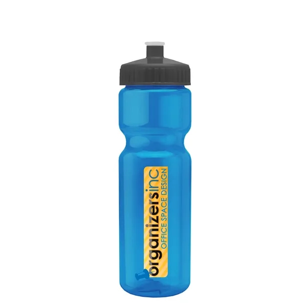Transparent sports bottle, 28 oz., heavy wall design for multiple use.... from ASI 40480 Koozie Group