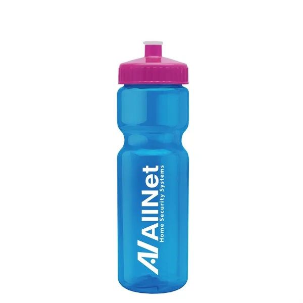 Transparent sports bottle, 28 oz., heavy wall design for multiple use.... from ASI 40480 Koozie Group
