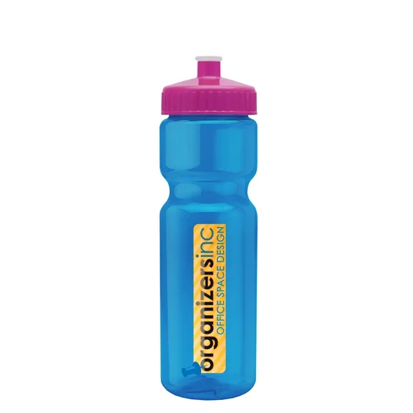 Transparent sports bottle, 28 oz., heavy wall design for multiple use.... from ASI 40480 Koozie Group