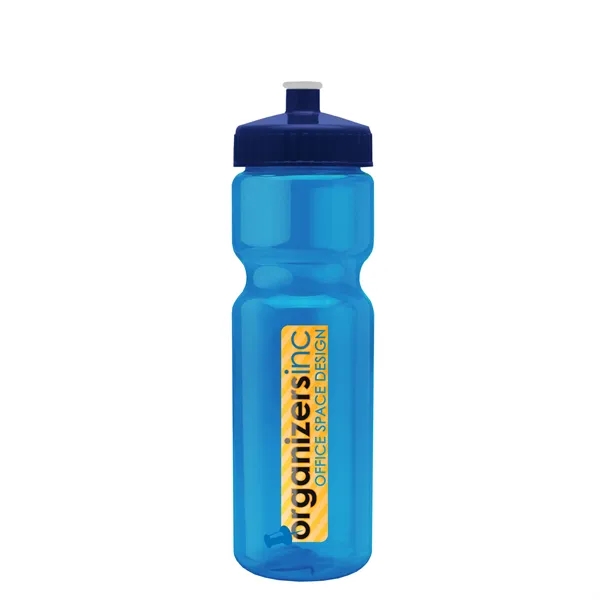 Transparent sports bottle, 28 oz., heavy wall design for multiple use.... from ASI 40480 Koozie Group