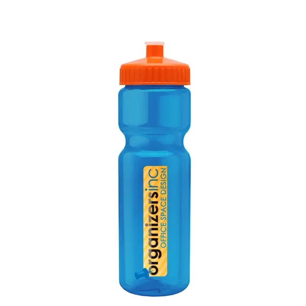 Transparent sports bottle, 28 oz., heavy wall design for multiple use.... from ASI 40480 Koozie Group