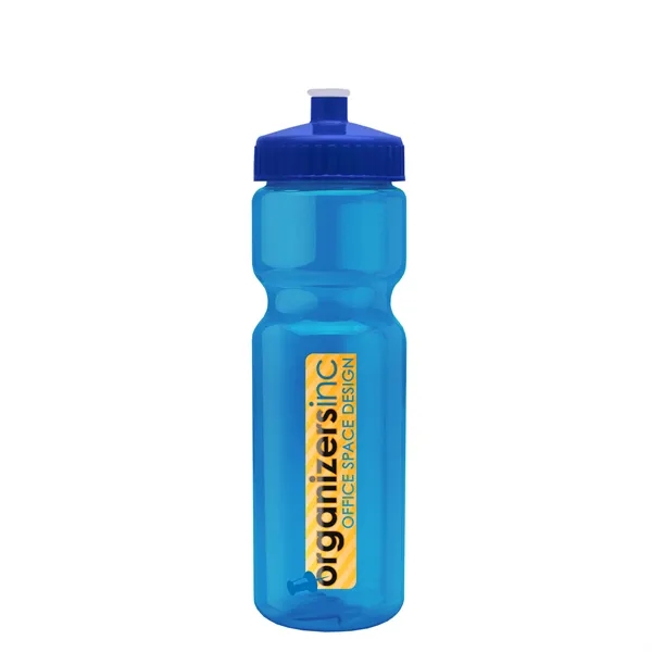 Transparent sports bottle, 28 oz., heavy wall design for multiple use.... from ASI 40480 Koozie Group