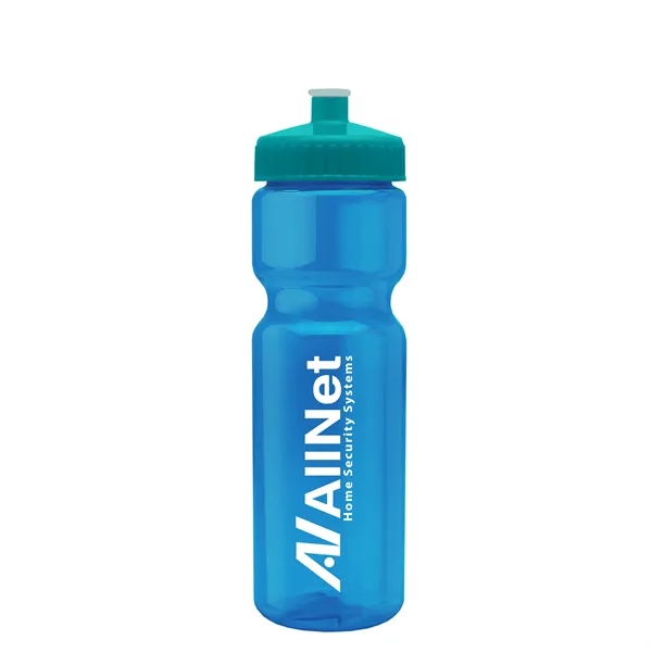 Transparent sports bottle, 28 oz., heavy wall design for multiple use.... from ASI 40480 Koozie Group