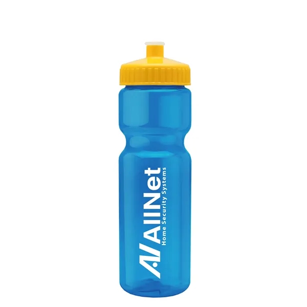 Transparent sports bottle, 28 oz., heavy wall design for multiple use.... from ASI 40480 Koozie Group