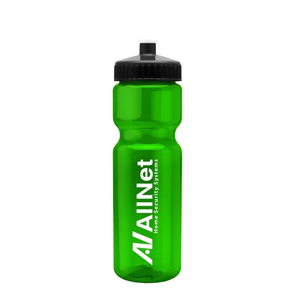 Transparent sports bottle, 28 oz., heavy wall design for multiple use.... from ASI 40480 Koozie Group