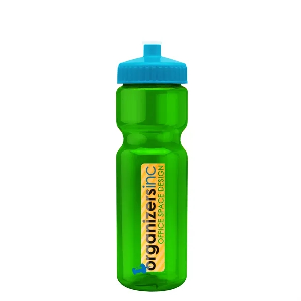Transparent sports bottle, 28 oz., heavy wall design for multiple use.... from ASI 40480 Koozie Group