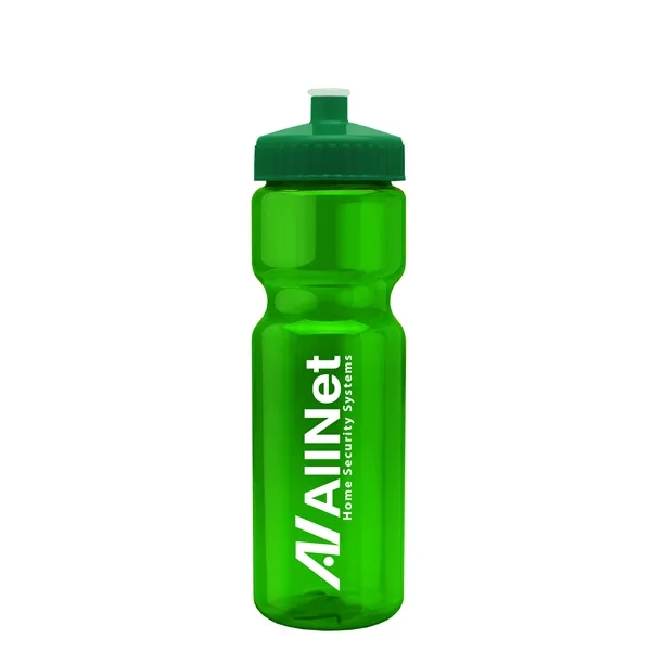 Transparent sports bottle, 28 oz., heavy wall design for multiple use.... from ASI 40480 Koozie Group