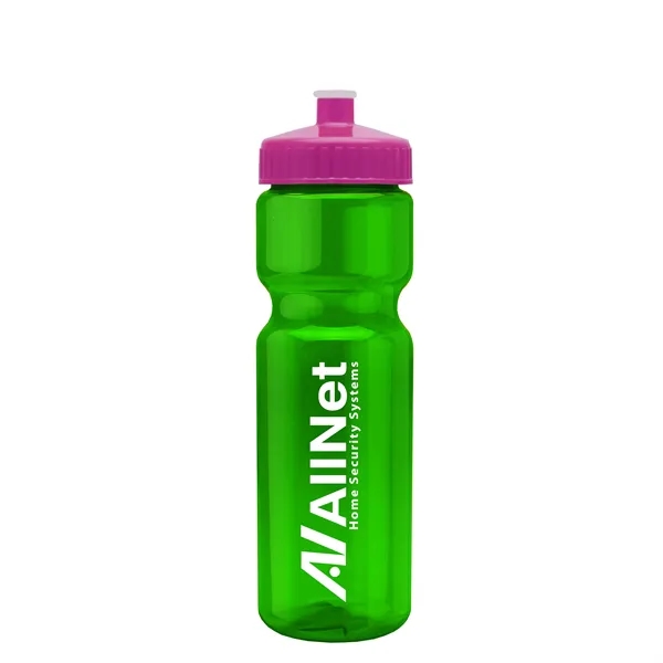 Transparent sports bottle, 28 oz., heavy wall design for multiple use.... from ASI 40480 Koozie Group