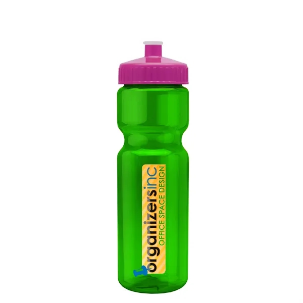 Transparent sports bottle, 28 oz., heavy wall design for multiple use.... from ASI 40480 Koozie Group