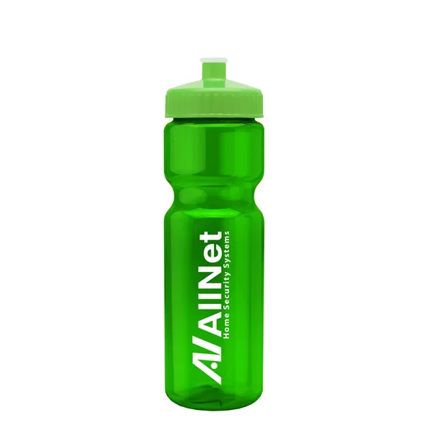 Transparent sports bottle, 28 oz., heavy wall design for multiple use.... from ASI 40480 Koozie Group