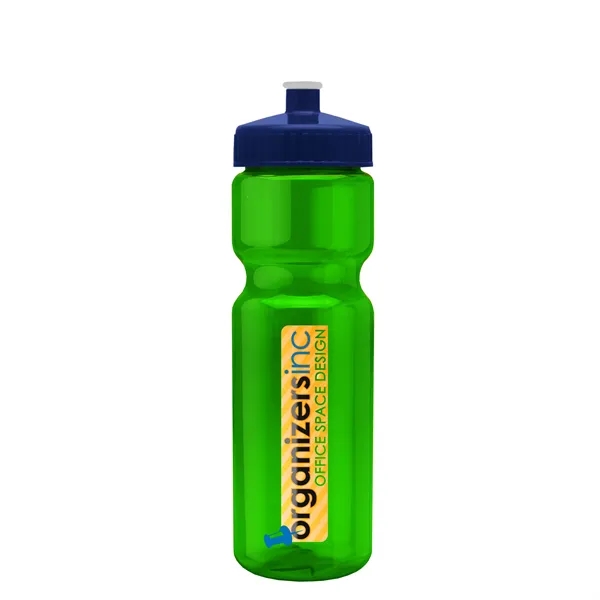Transparent sports bottle, 28 oz., heavy wall design for multiple use.... from ASI 40480 Koozie Group