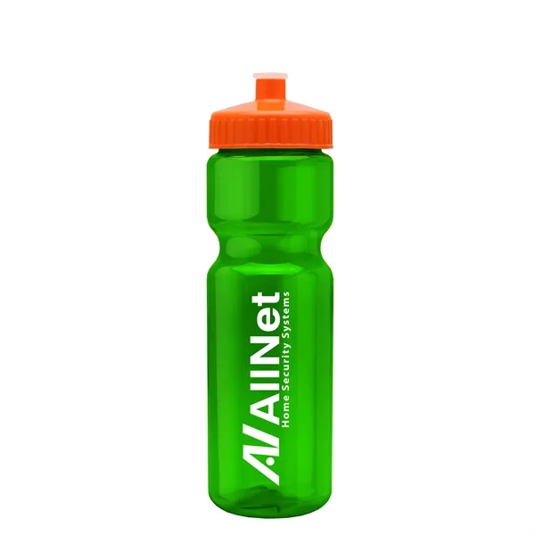 Transparent sports bottle, 28 oz., heavy wall design for multiple use.... from ASI 40480 Koozie Group