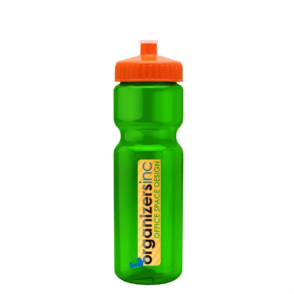 Transparent sports bottle, 28 oz., heavy wall design for multiple use.... from ASI 40480 Koozie Group