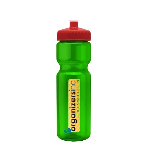 Transparent sports bottle, 28 oz., heavy wall design for multiple use.... from ASI 40480 Koozie Group